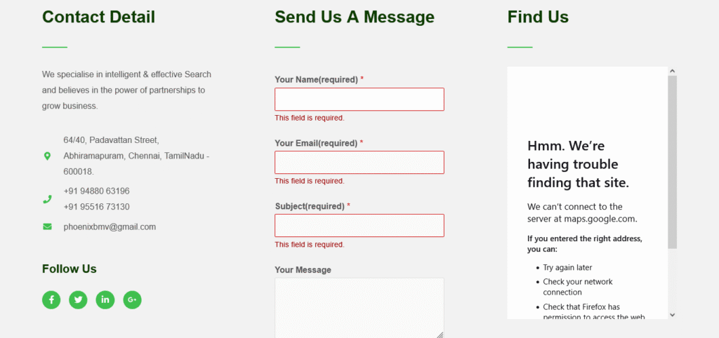 pts facility maintenance services contact