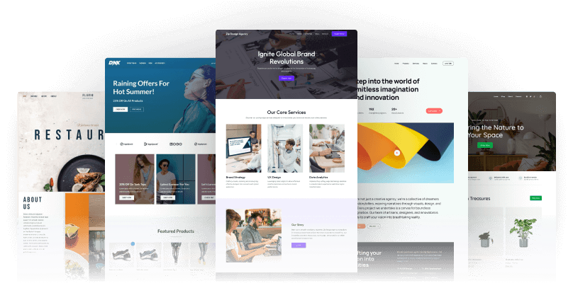 wordpress starter templates